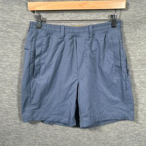 Birddogs Shorts Mens S Blue Lined 7" Inseam Orange Athletic Stretch Pockets